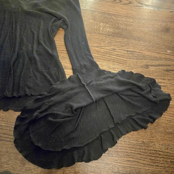 Free People Bell Sleeve Top Holiday Christmas - Picture 4 of 6